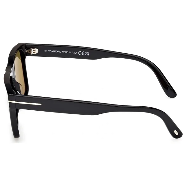 Tom Ford Calder FT1205 01H Shiny Black-Brown Polarize Erkek Güneş Gözlüğü - Görsel 2