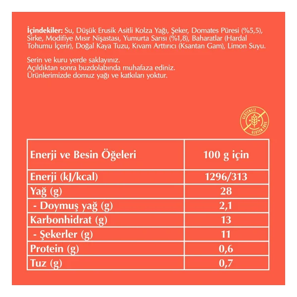 Develey Binada Sos 410 gr - Görsel 4
