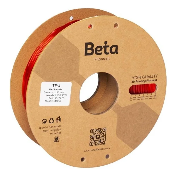 Beta TPU 95A 1.75 mm 800 gr Bambu Yeşil Filament - Görsel 7