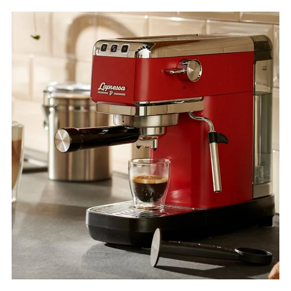 Tchibo Lapressa Kırmızı Manuel Espresso Makinesi - Görsel 3