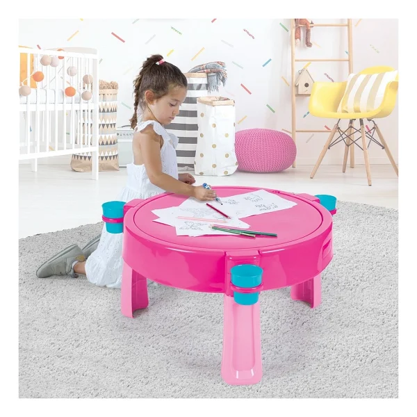 Dolu Unicorn Su ve Kum Aktivite Masası Pembe Renk 2570 Eğlenceli Tasarım ve Kullanım - Görsel 6