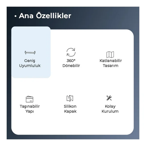Bix Saiji T55 Araç İçi Telefon Tutucu - Görsel 7