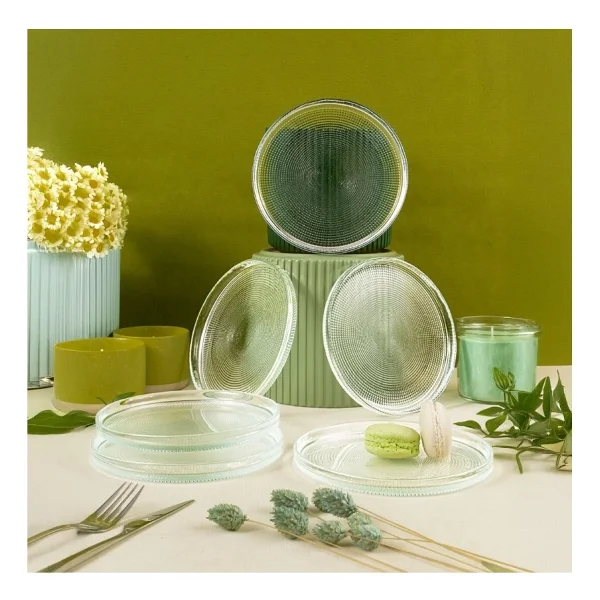 Fecra Loren Natürel 16 cm 6'lı Pasta Tabağı - Görsel 2
