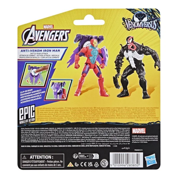 Marvel Avengers Venomversus Epic World Of Action Iron Man G0971 - Görsel 5