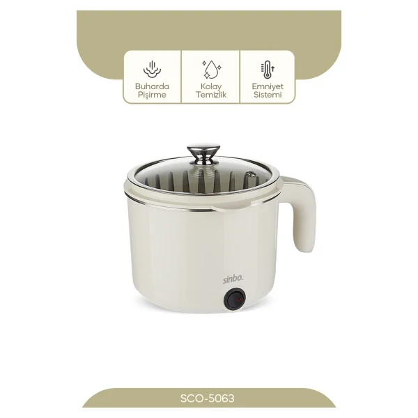 Sinbo SCO-5063 Çok Fonksiyonlu Buharlı Pişirici - Görsel 9