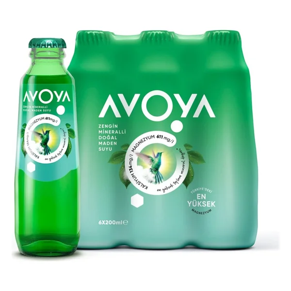 Avoya Sade Maden Suyu 6x200 ml - Görsel 3