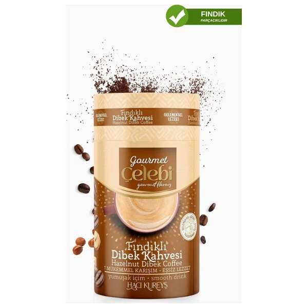 Gourmet Çelebi Fındıklı Dibek Kahvesi 250 gr - Görsel 3