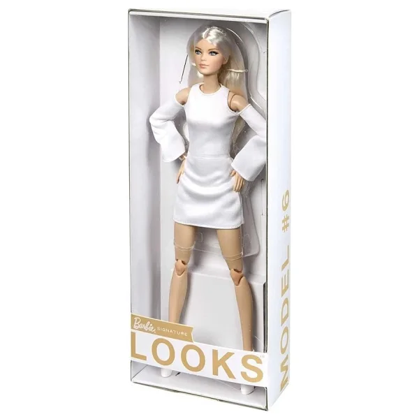 Barbie Signature Looks Model 6 Bebeği GXB28 - Görsel 9