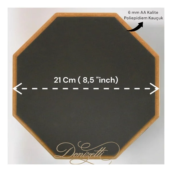 OEM Bateri Davul Drum Pratik Pedi Pad Bal Peteği - Görsel 4