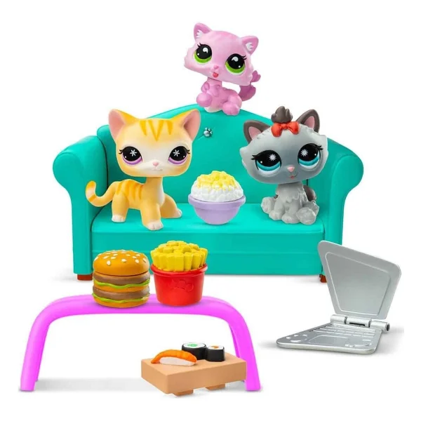 Littlest Pet Shop Minişler Dinner Dash Figür Oyun Seti - Görsel 4