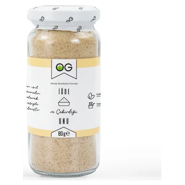 OG Natural 80 gr İğde ve Çekirdeği Unu - Görsel 3