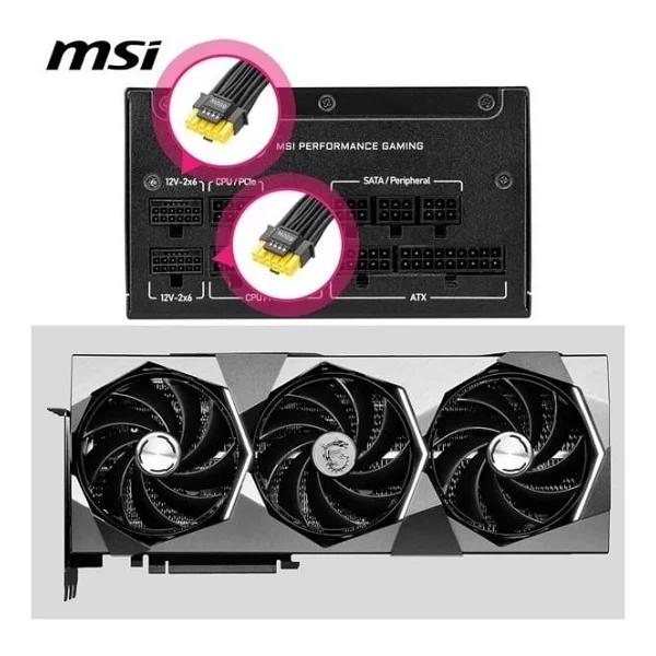 MSI MPG A1000GS Gen5.1 1000 W Power Supply - Görsel 4