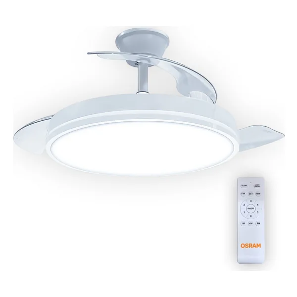 Osram Ceiling Wing D105 Aydınlatmalı Uzaktan Kumandalı Tavan Vantilatörü - Görsel 2