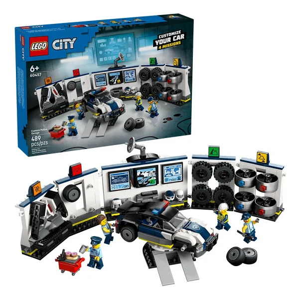 Lego 60457 City Özel Polis Arabası Garajı - Görsel 8
