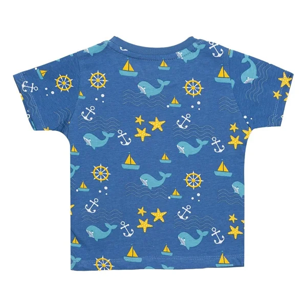 HelloBaby Basic Erkek Yaz Baskılı T-Shirt Erkek Bebek 4 Yaş - Görsel 2