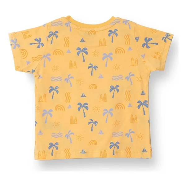 HelloBaby Basic Erkek Palmiye Ağacı Baskılı T-Shirt Erkek Bebek 9 Ay - Görsel 2