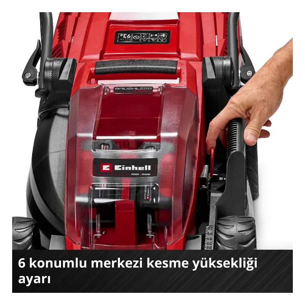 Einhell GE-CM 36/36 Li Kit Çift Akülü 4 Ah Çim Biçme Makinesi - Görsel 7