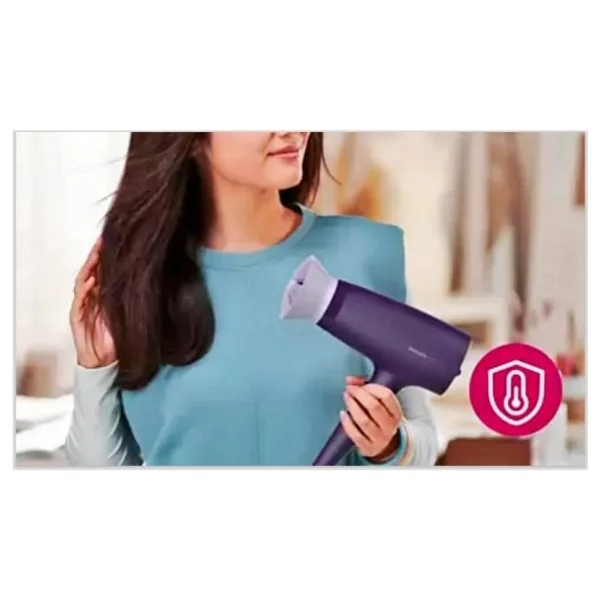 Philips 3000 Serisi 2100 W Güçlü Saç Kurutma Makinesi BHD340/13 2 Kademe Hız Ayarı ile Mavi - Görsel 7
