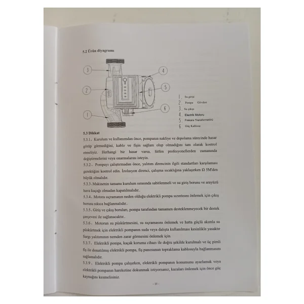 Welko Gpa 32-8-180-II Frekans Konvertörlü 8 Mss 5,1 M3/h Sirkülasyon Pompası 45-60.000 Kazan Için - Boy 18 cm - Görsel 3