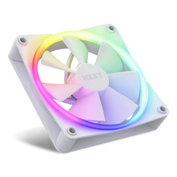 NZXT F120 RGB RF-R12TF-W1 Beyaz 12 cm 3'lü Kasa Fanı - Görsel 2