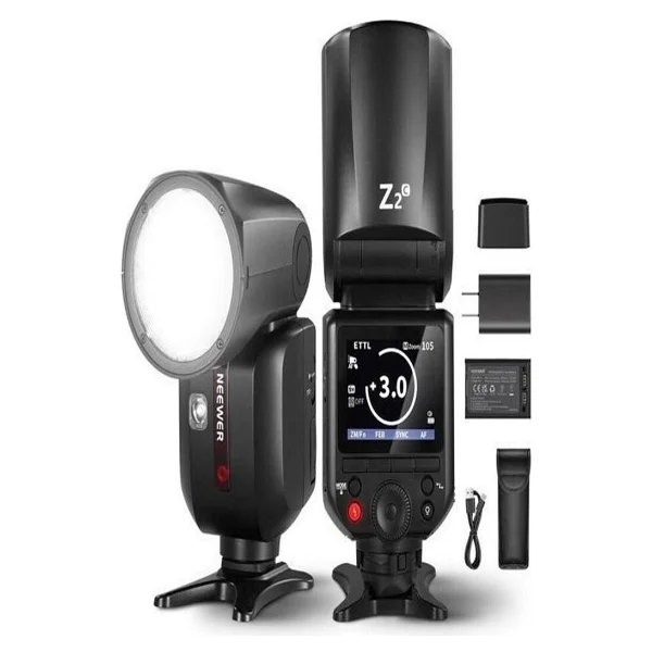 Neewer Z2-C Yuvarlak Başlıklı Tepe Flaş Canon - Görsel 3