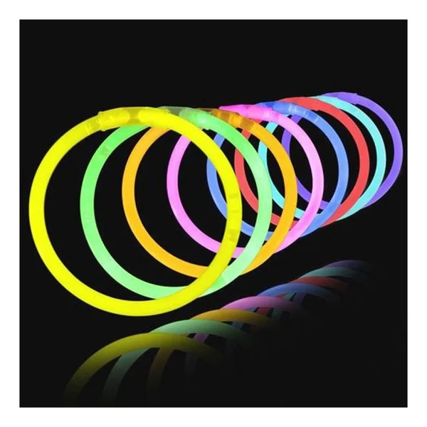 Glow Fosforlu Neon Bileklik 50 Adet - Görsel 4