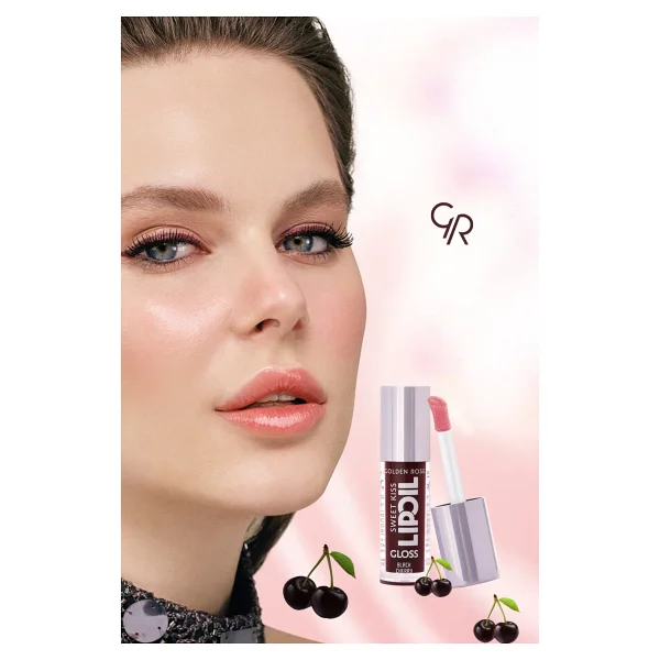 Golden Rose Sweet Kiss 08 Black Cherry Dudak Yağı - Görsel 8