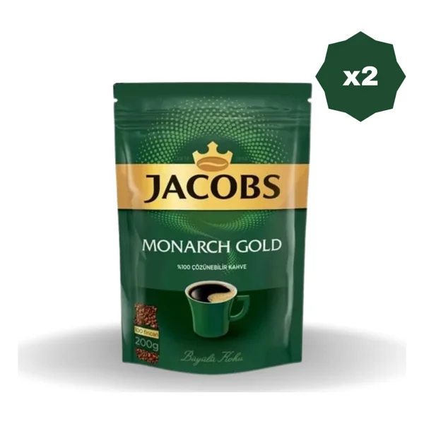 Jacobs Monarch Gold Granül Kahve 200 gr Eko Paket 2'li - Görsel 2