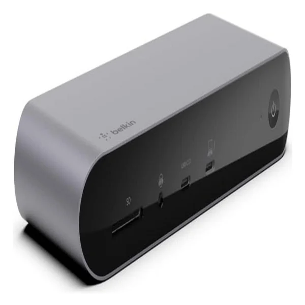 Belkin Thunderbolt 4 Dock Pro, Tek 8K 60hz, Çift 4K Ekran Uyumlu, 2 x Thunderbolt 4 Bağlantı Noktası, 2 x HDMI Bağlantı Noktası, 90W Güç Dağıtım PD, Ses Girişi/Çıkışı - Görsel 2