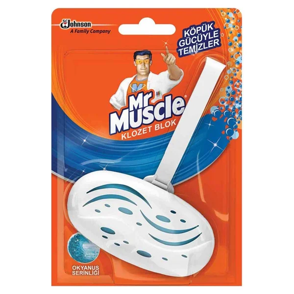 Mr. Muscle Okyanus Serinliği Klozet Blok Koku Giderici - Görsel 3
