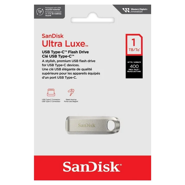 SanDisk Ultra Luxe Type-C SDCZ75-1T00-G46 1 TB Flash Bellek - Görsel 5