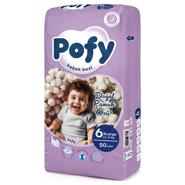 Pofy 6 Numara X Large 50'li Bebek Bezi - Görsel 2