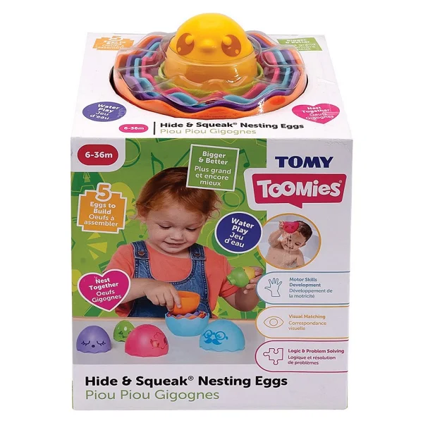 Tomy Toomies Yeni Saklambaçlı İç İçe Yumurtalar 73564 - Görsel 6