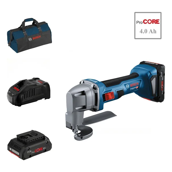 Bosch GSC 18V-16 E Tek Akülü 4 Ah Sac Kesme Makinesi - Görsel 4