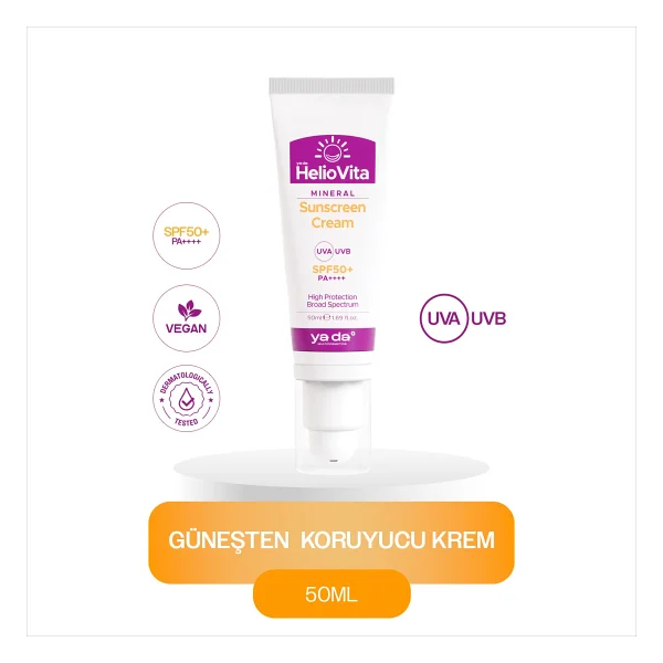 Ya Da Multicosmetics Heliovita 50 ml 50 Faktör Güneş Kremi - Görsel 3