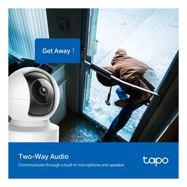 TP-Link Tapo C222 2K 4 MP 360 Derece Gece Görüşlü IP Wi-Fi Güvenlik Kamerası - Görsel 8