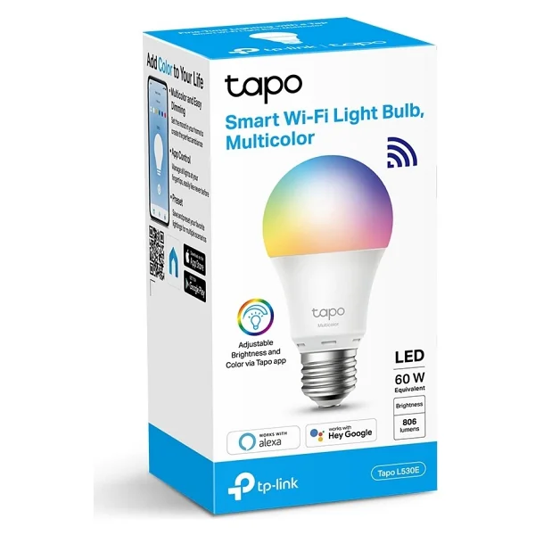 TP-Link Tapo L530E 8.7 W-60 W E27 RGB Akıllı LED Ampul - Görsel 5
