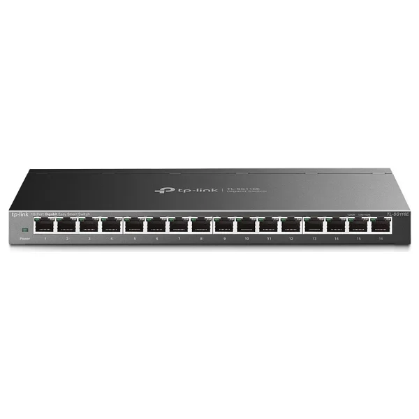 TP-Link TL-SG116E 16 Port 10/100/1000 Mbps Gigabit Switch - Görsel 8