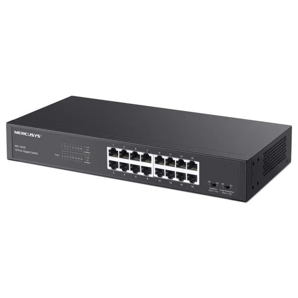 Mercusys MS116GS 16 Port 10/100/1000 Mbps Gigabit Switch - Görsel 4