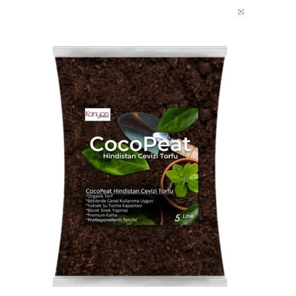 Hindistan Cevizi Torfu %100 Doğal Torf Cocopeat Hindistan Cevizi Lifi Doğal Bitki Toprağı - Görsel 4