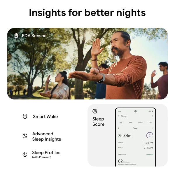 Google Fitbit Charge 6 Siyah Akıllı Bileklik - Görsel 7
