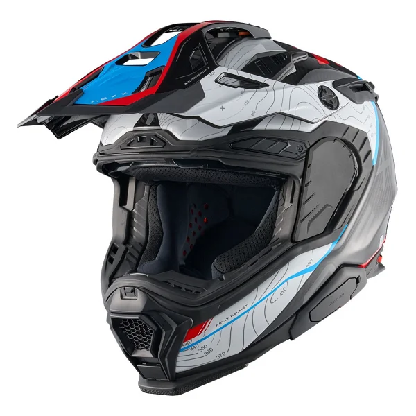 Nexx X.WED 3 Furka Kırmızı Mavi Cross Motor Kaskı - Görsel 5