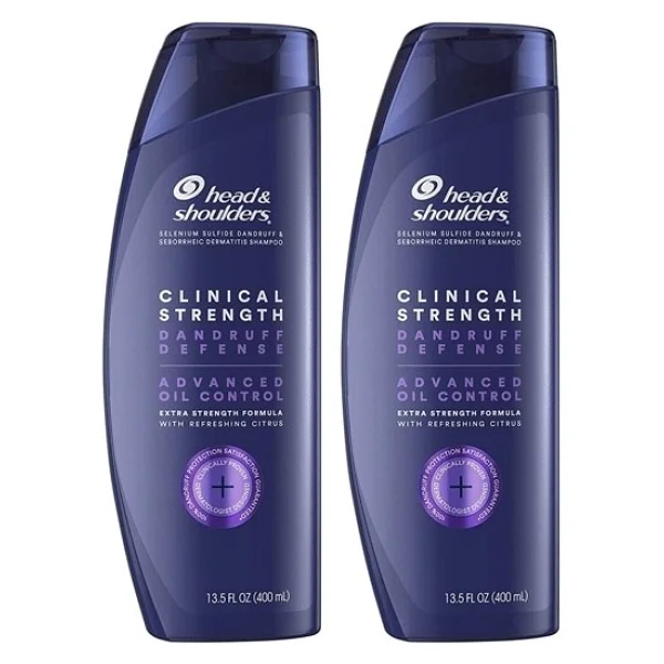 Head & Shoulders Clinical Strength Kepek Savunma ve Yağ Kontrol 400 ml 2 Adet Şampuan - Görsel 2