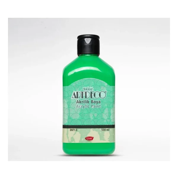 Artdeco 500 ml 3602 Koyu Sarı Akrilik Boya - Görsel 9