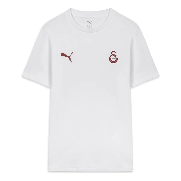 Puma Galatasaray FtblEssentials 782907 Kısa Kollu Bisiklet Yaka Erkek Tişört - Görsel 4