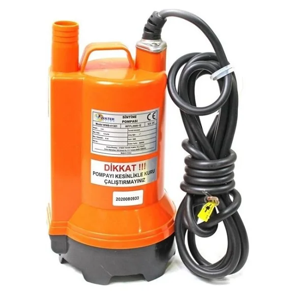 12 Volt Dc Solar Güneş Enerjili Su Pompası 7 Mt Yükseklik 7.5 m3/h - Görsel 3