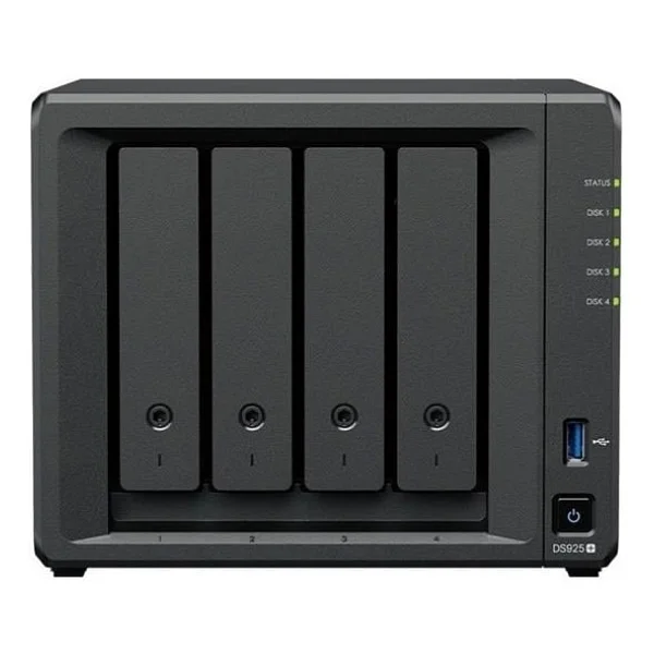 Synology Ds925-32G Plus Ryzen V1500b-32Gb Ram- 4-Diskli Nas Server (Disksiz) - Görsel 6