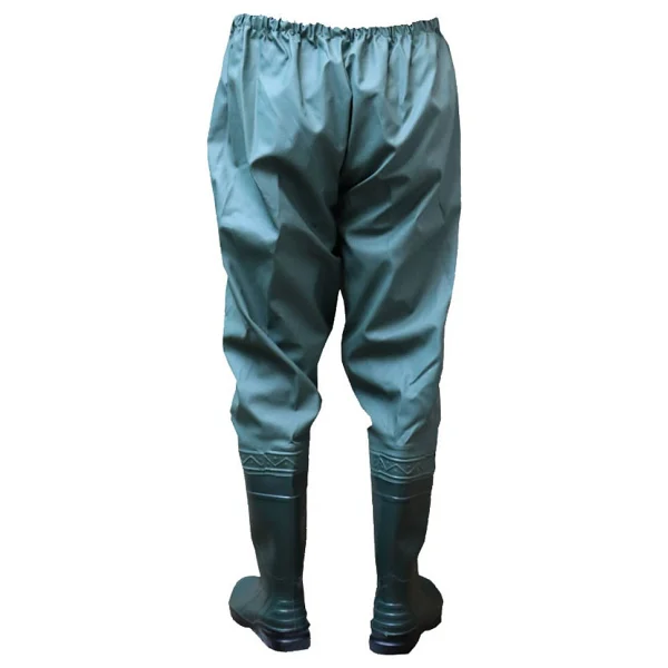 Go-Out Balıkçı Çizme, Çizmeli Pantolon, 55 Mikron Dikişsiz Avcı Balıkçı Pantalon - 42 - Haki - Görsel 2