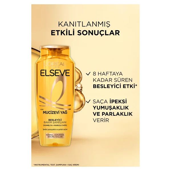 L'Oreal Paris Elseve Mucizevi Yağ Besleyici 300 ml Şampuan - Görsel 7