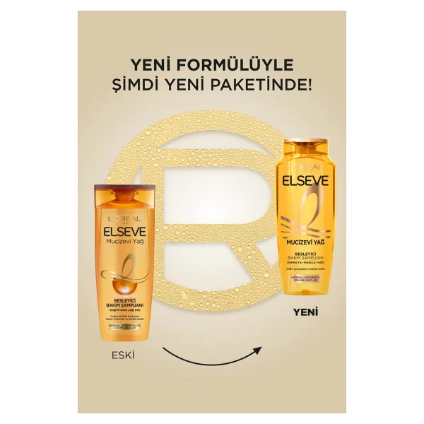 L'Oreal Paris Elseve Mucizevi Yağ Besleyici 300 ml Şampuan - Görsel 9